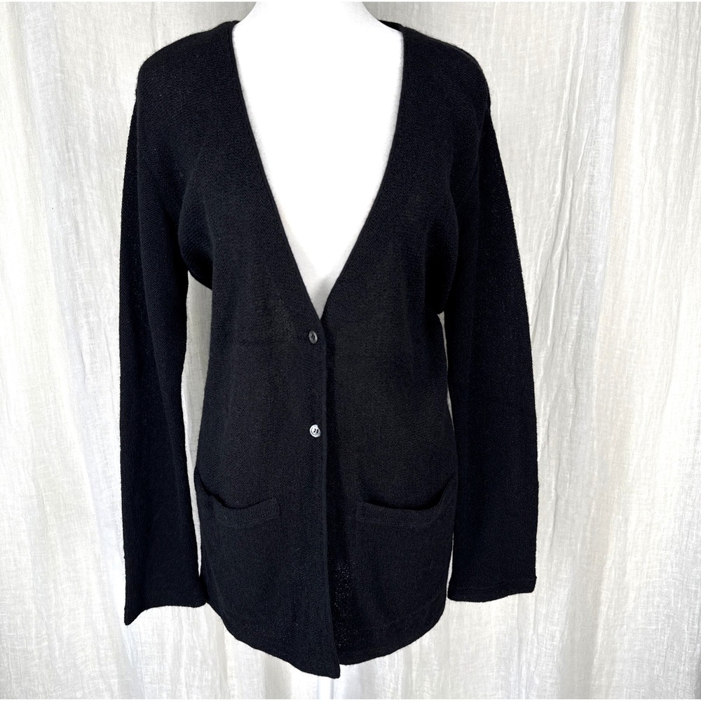 Vintage Peruvian Connection Alpaca Cardigan S Minimalist Capsule Luxury Parisian